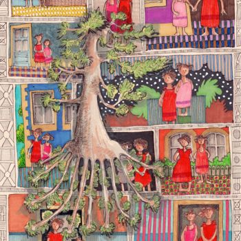 Drawing titled "Album.jpg" by Delphine Mabed, Original Artwork