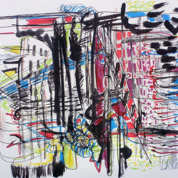 Dessin intitulée "Dessin sketch au Ja…" par Lucie Rydlova, Œuvre d'art originale, Autre