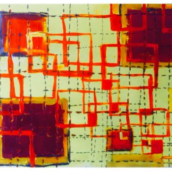 "Relationships" başlıklı Tablo Silvia Ruiz-Poveda tarafından, Orijinal sanat, Guaş boya