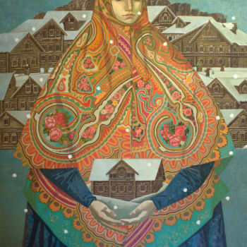 绘画 标题为“January” 由Andrey Simakov, 原创艺术品, 油