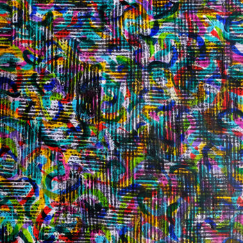 Painting titled "ALCATRAZ" by Jean-Marc Philippe (Jimpy), Original Artwork, Acrylic