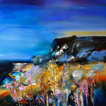 Peinture intitulée "Le paraître du dépa…" par Muriel Cayet, Œuvre d'art originale, Acrylique