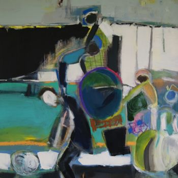 Pintura titulada "Cirque.jpg" por Hervé Marchelidon, Obra de arte original, Acrílico