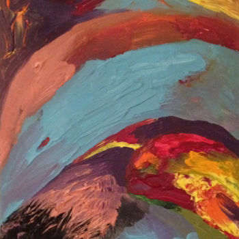 Pintura titulada "Seascape" por Rowdy, Obra de arte original, Acrílico