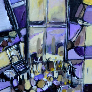 Peinture intitulée "Multifacettes - Car…" par Muriel Cayet, Œuvre d'art originale, Acrylique
