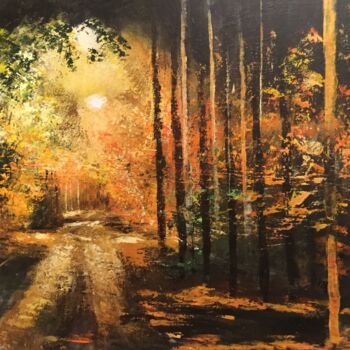 Painting titled "À la croisée des ch…" by Anne Vignau, Original Artwork
