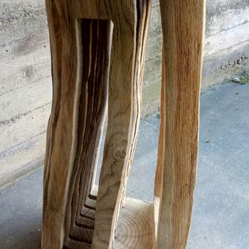 Sculptuur getiteld "WINDOWS" door Ivan Fabani, Origineel Kunstwerk, Hout