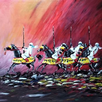 Peinture intitulée "Fantasia : L075" par Laou, Œuvre d'art originale, Acrylique