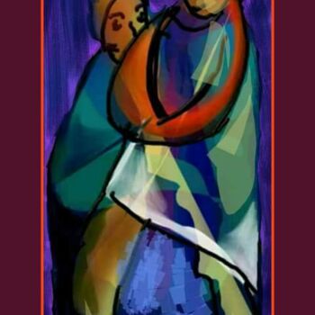 Digital Arts titled "Les 2 femmes..." by Jacky Patin, Original Artwork