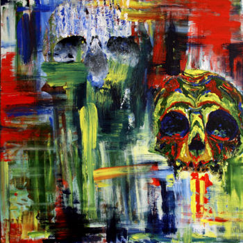 Painting titled "Transition-prot" by Pique, Original Artwork, Acrylic