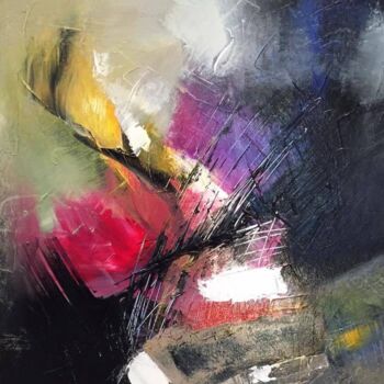 Painting titled "La liberté" by Suely Blot, Original Artwork, Acrylic