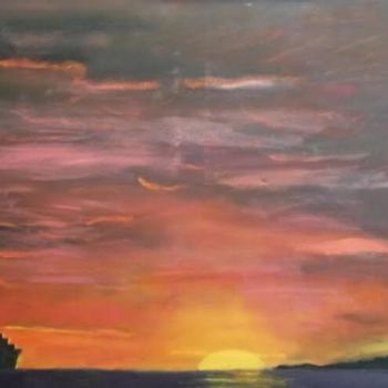 Peinture intitulée "La mort s'en est al…" par Sapiacelli, Œuvre d'art originale, Huile