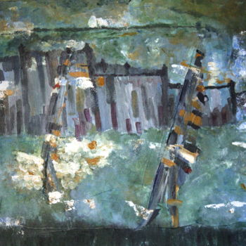 Painting titled "Sailing By" by Pique, Original Artwork, Acrylic