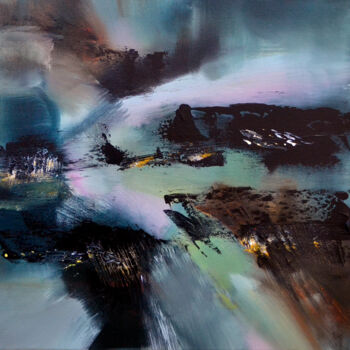 "La course au large" başlıklı Tablo Muriel Cayet tarafından, Orijinal sanat, Akrilik