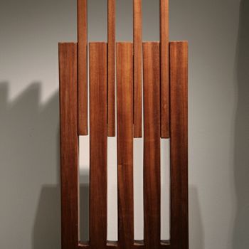 Sculptuur getiteld "GUGLIE" door Ivan Fabani, Origineel Kunstwerk, Hout