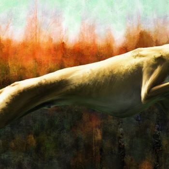 Digital Arts titled "Fugit irreparabile…" by Pia De Panicis, Original Artwork, Digital Painting