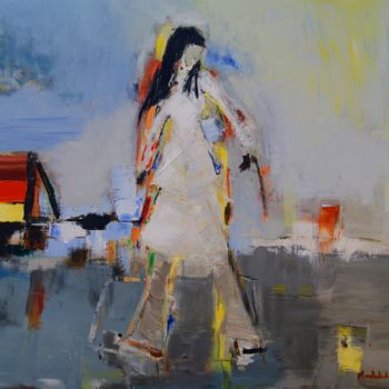 Schilderij getiteld "Danse.jpg" door Hervé Marchelidon, Origineel Kunstwerk, Acryl Gemonteerd op Houten paneel