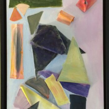 Painting titled "Subtil/Subtle" by Judydcreates, Original Artwork, Acrylic