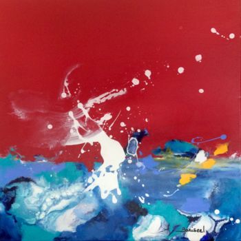 Painting titled "L âme d un héros" by Marie Bariseel, Original Artwork, Acrylic