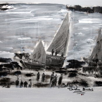 Peinture intitulée "20-x-20-le-pouldu-p…" par Didier Duclos, Œuvre d'art originale, Acrylique