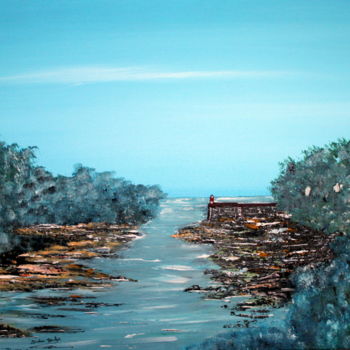 Peinture intitulée "65-x-50-brigneau-po…" par Didier Duclos, Œuvre d'art originale, Acrylique