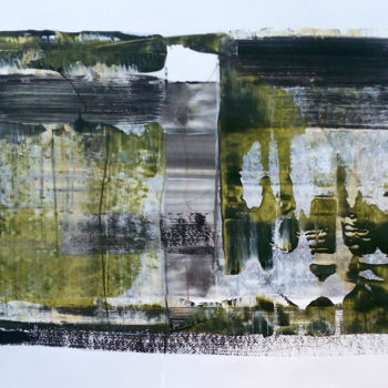 Painting titled "GREEN DAY, Abstract…" by Dmitri Matkovsky, Original Artwork, Acrylic