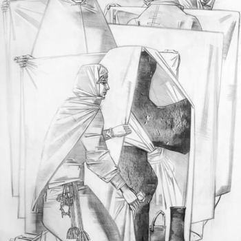 제목이 "Maternity cross. Dr…"인 그림 Andrey Simakov로, 원작, 잉크