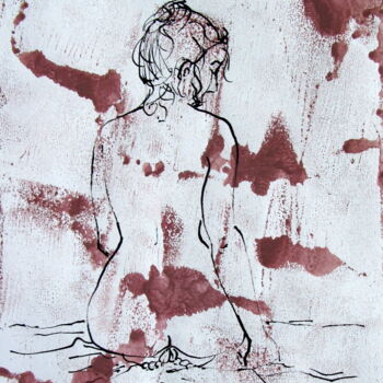 Dessin intitulée "Croquis Mirabelle (…" par Anne-Marie Mary, Œuvre d'art originale