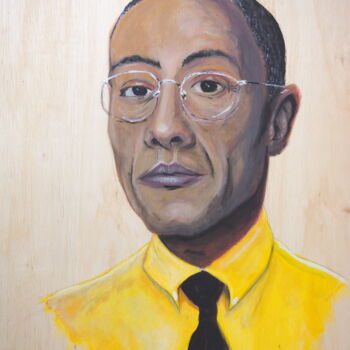 Peinture intitulée "Gustavo Fring" par Valentin Sannier, Œuvre d'art originale, Acrylique