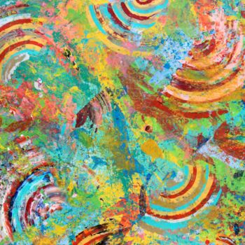 Painting titled "Acid Trip No. 3" by Sumit Ratta, Original Artwork, Acrylic