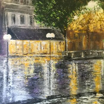 Painting titled "Rendez-vous au peti…" by Anne Vignau, Original Artwork