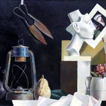 Peinture intitulée "Still Life with Nef…" par Andrey Simakov, Œuvre d'art originale, Huile