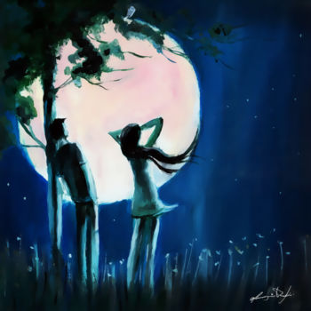 Arte digital titulada "spring-1994-memory-…" por Maurizio Puglisi, Obra de arte original, Pintura Digital