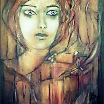 Malerei mit dem Titel "Jolina" von Barbaram, Original-Kunstwerk, Acryl