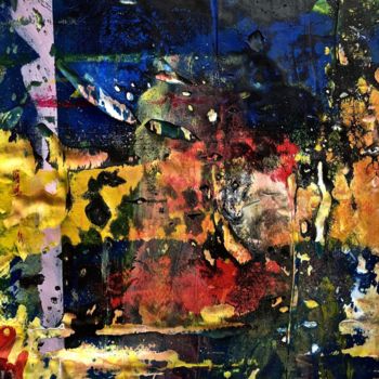 Peinture intitulée "FRACTALES N°3" par José Bosch, Œuvre d'art originale, Acrylique