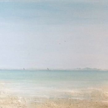 Pintura titulada "Un après-midi d'été" por Noëlle Lassailly, Obra de arte original, Acrílico