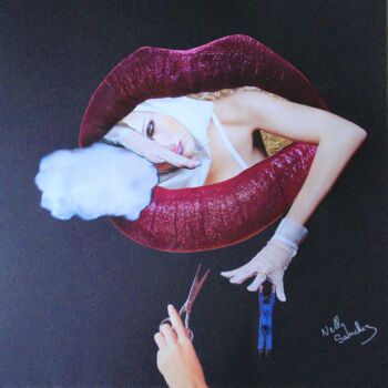 Collages intitulée "Emancipation" par Nelly Sanchez, Œuvre d'art originale