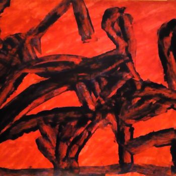 Painting titled "Dance.jpg" by Dmitry Nesterov, Original Artwork, Gouache
