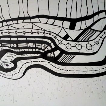 Drawing titled "Horse.jpg" by Dmitry Nesterov, Original Artwork, Marker
