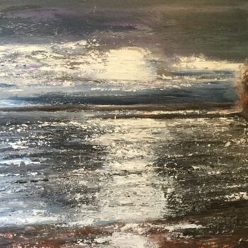 Peinture intitulée "Le lac de Carole" par Anne Vignau, Œuvre d'art originale