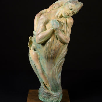 Sculpture intitulée "Métamorphose vue de…" par Valerie Barrault, Œuvre d'art originale, Terre cuite