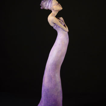 Sculpture intitulée "Valentine" par Valerie Barrault, Œuvre d'art originale, Céramique
