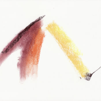 Σχέδιο με τίτλο "Abstraction_6" από Bob Clement, Αυθεντικά έργα τέχνης, Παστέλ