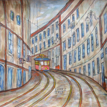 Pintura intitulada "O BONDINHO" por Romeo Zanchett, Obras de arte originais, Acrílico