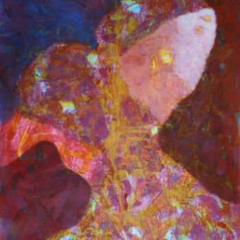 Peinture intitulée "Lotis" par Philippe Casaubon, Œuvre d'art originale, Gouache