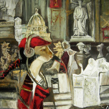Peinture intitulée ""Exhibits1"" par Galya Didur, Œuvre d'art originale, Acrylique