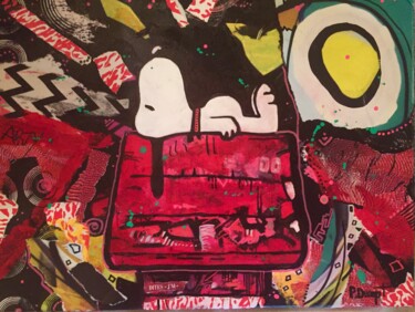 绘画 标题为“ARTY snoopy.jpg” 由Patricia Ducept (Art'Mony), 原创艺术品, 丙烯