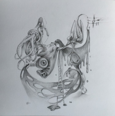 图画 标题为“fear-of-everyday-ob…” 由Natalya Doudell, 原创艺术品, 铅笔