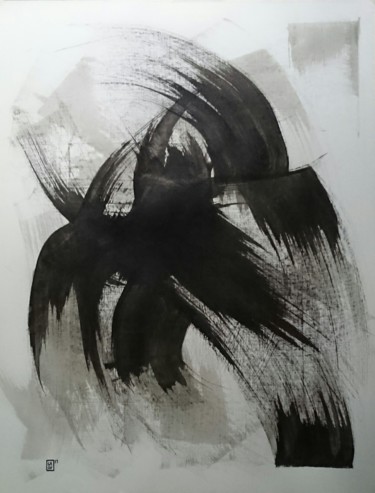 Psychose : L094 Tekening getiteld "Psychose : L094" door Laou, Origineel Kunstwerk, Inkt