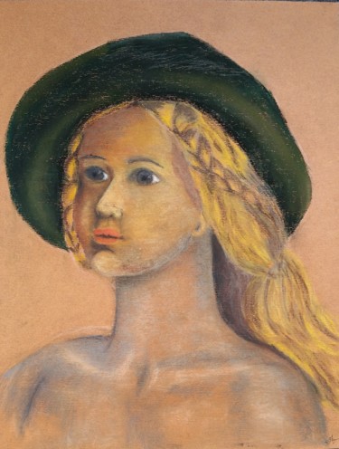 Dessin intitulée "rose-marie-pastel-3…" par Alice Queffelec, Œuvre d'art originale, Pastel